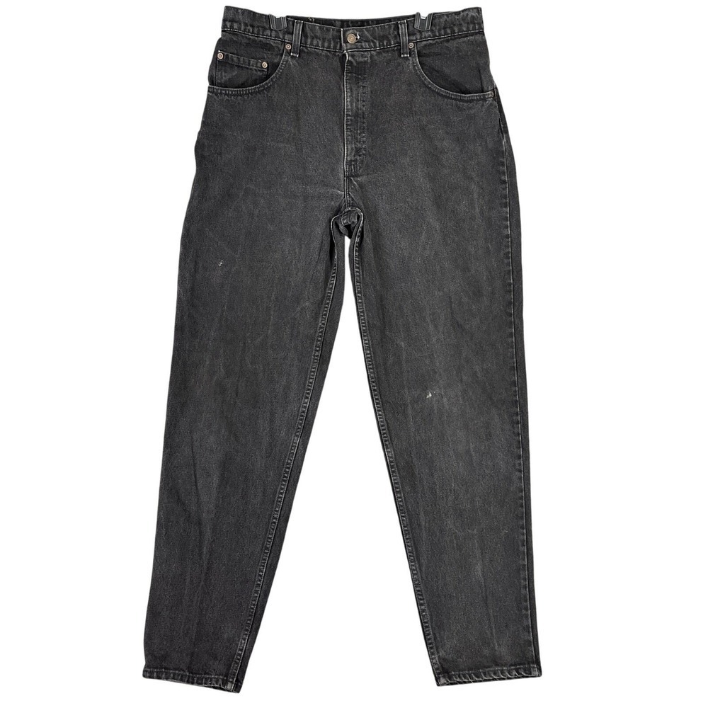Levi 560 Vintage 90s‎ Black Denim Jeans Mens W36 L34 Loose Fit Tapered Leg USA